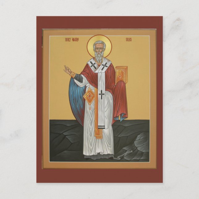Saint Silas Prayer Card (Front)