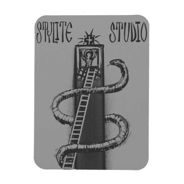 Saint Simeon the Stylite Magnet (Vertical)