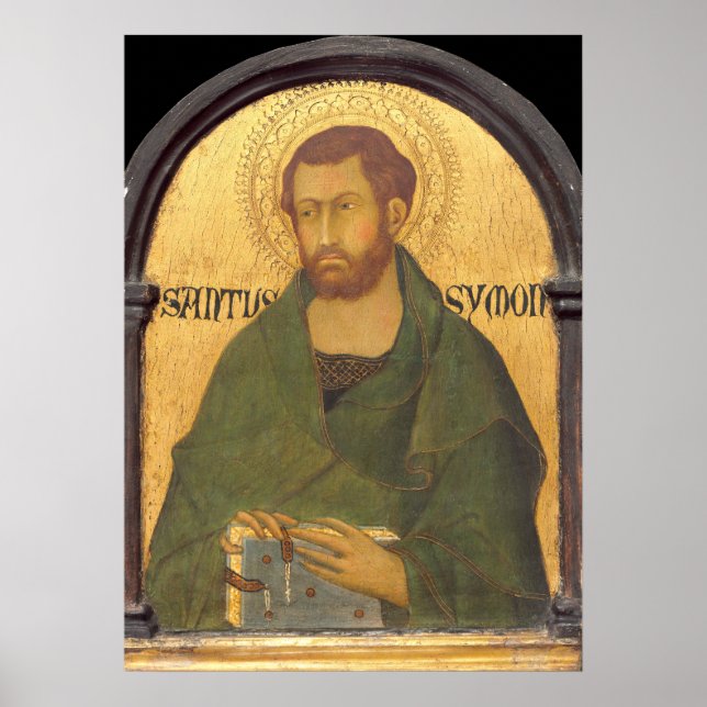 Saint Simon - Simone Martini Fine Art Poster (Front)