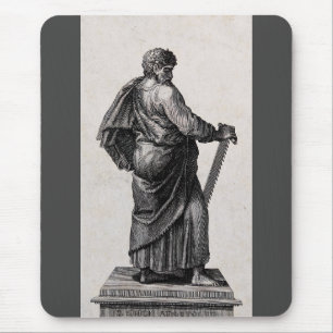 Saint Simon the Zealot Apostle and Preacher Mouse Pad