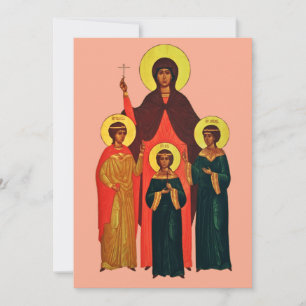 Saint Sophia and Her Daughters The Eternal Virtues Invitation