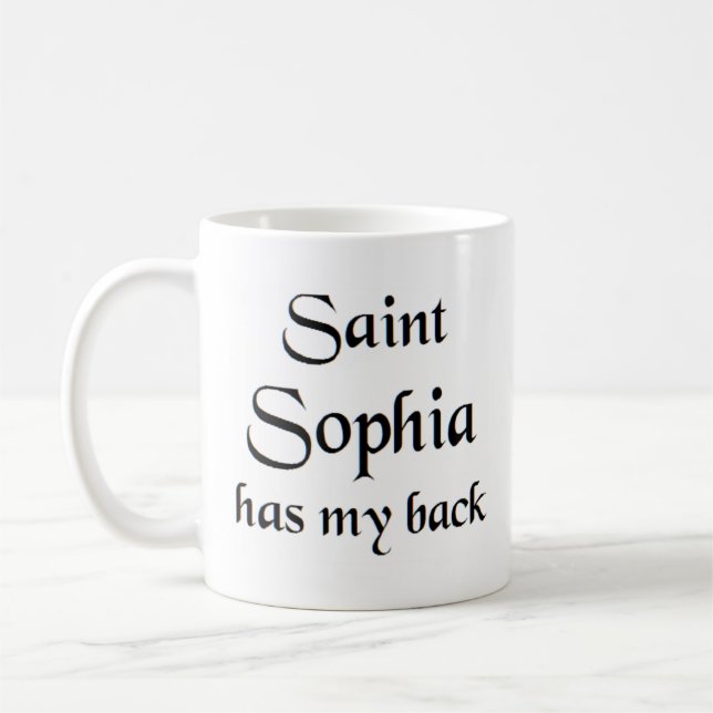saint sophia coffee mug (Left)