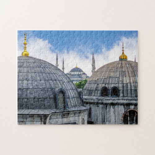 Saint Sophie Cathedral and Blue Mosque _ Istanbul Jigsaw Puzzle