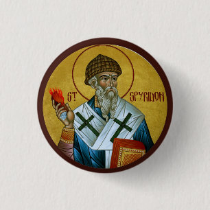 Saint Spyridon Icon Button
