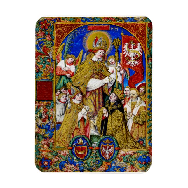Saint Stanislaus Bishop and Martyr Magnet (Vertical)