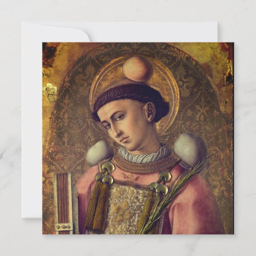 Saint Stephen by Carlo Crivelli 1476