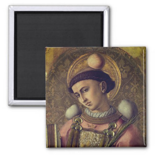 Saint Stephen by Carlo Crivelli 1476 Magnet