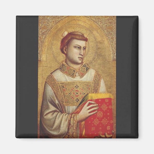 Saint Stephen by Giotto Fine Art Reproduction Magnet (Front)