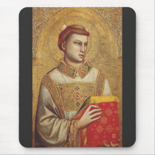 Saint Stephen by Giotto Fine Art Reproduction Mouse Pad