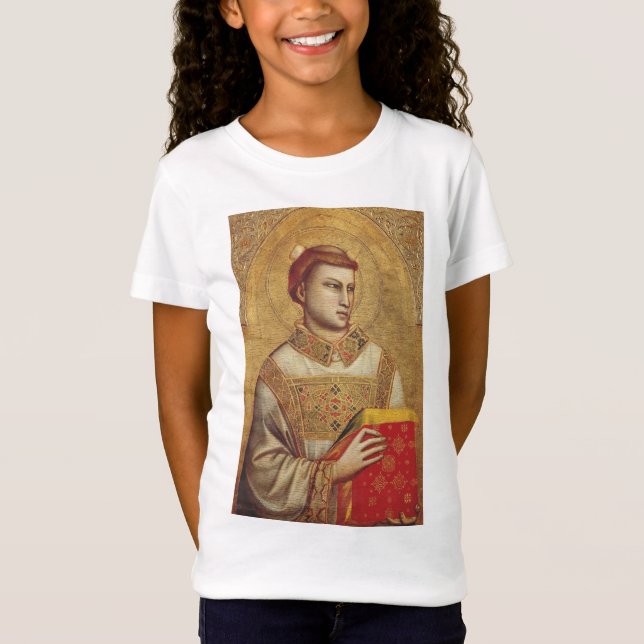 Saint Stephen by Giotto T-Shirt (Front)