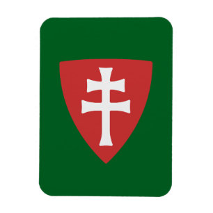 saint stephen hungarian cross symbol hungary king magnet