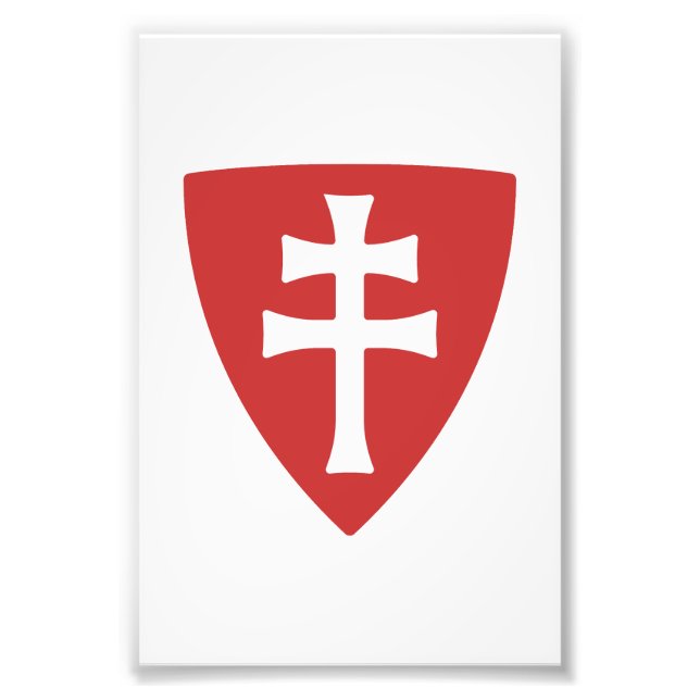 saint stephen hungarian cross symbol hungary king  photo print (Front)