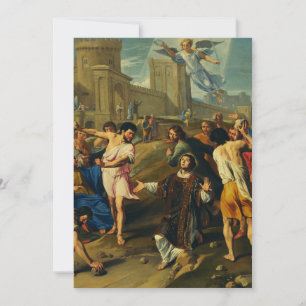 Saint Stephen the Protomartyr Art Iconography Invitation