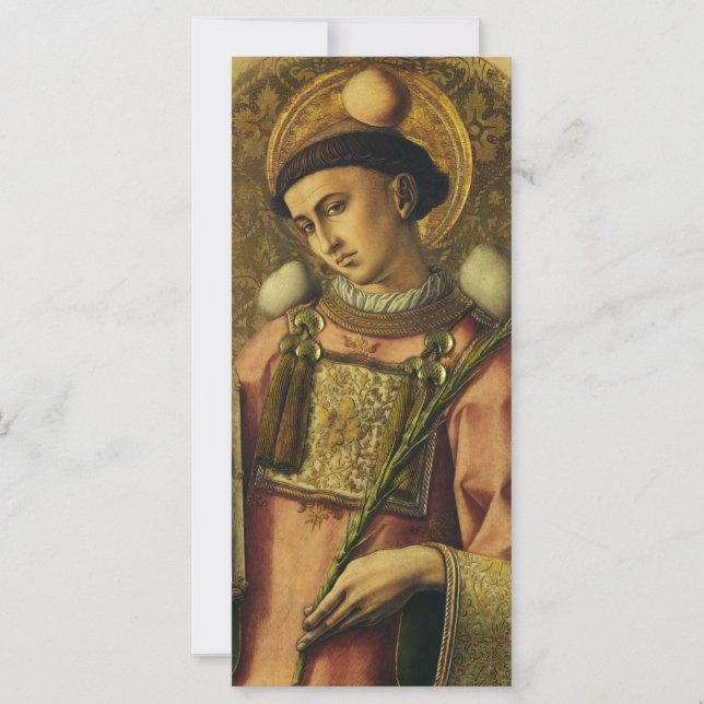 Saint Stephen the Protomartyr Fine Art Iconography (Front)