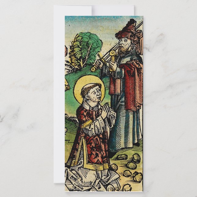 Saint Stephen the Protomartyr Fine Art Iconography (Front)