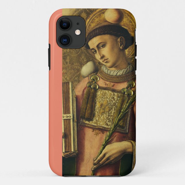 Saint Stephen the Protomartyr Fine Art Iconography Case-Mate iPhone Case (Back)