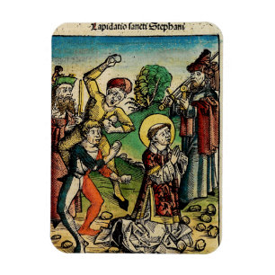 Saint Stephen the Protomartyr Fine Art Iconography Magnet