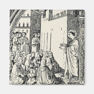 Saint Stephen the Protomartyr Fine Art Iconography Magnet