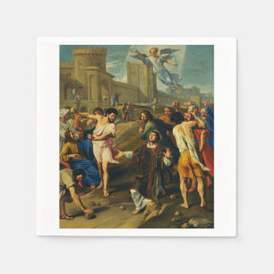 Saint Stephen the Protomartyr Fine Art Iconography Napkins