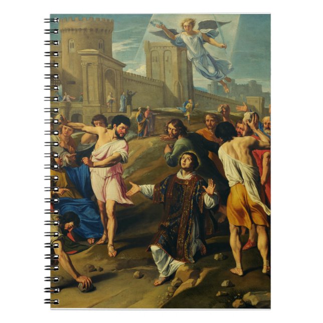 Saint Stephen the Protomartyr Fine Art Iconography Notebook (Front)