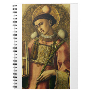 Saint Stephen the Protomartyr Fine Art Iconography Notebook