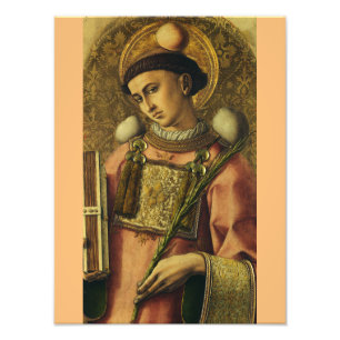 Saint Stephen the Protomartyr Fine Art Iconography Photo Print