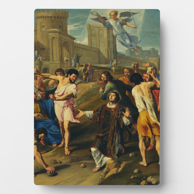 Saint Stephen the Protomartyr Fine Art Iconography Plaque (Front)