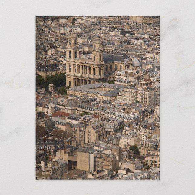 Saint-Sulpice: The Majestic Baroque Gem of Paris Postcard (Front)