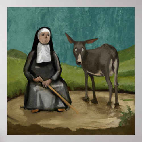 Saint Teresa _ Mud  Humility Poster