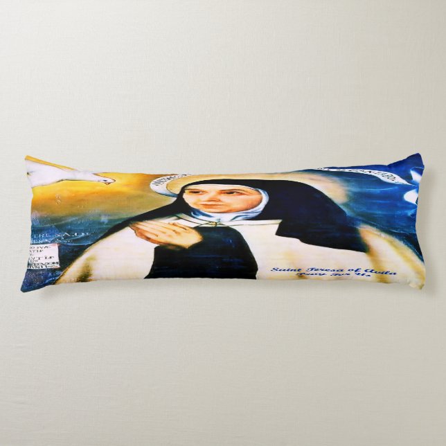 Saint Teresa of Avila Body Pillow (Front)