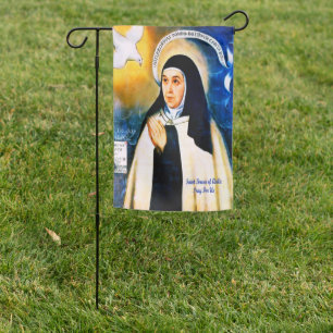 Saint Teresa of Avila Garden Flag