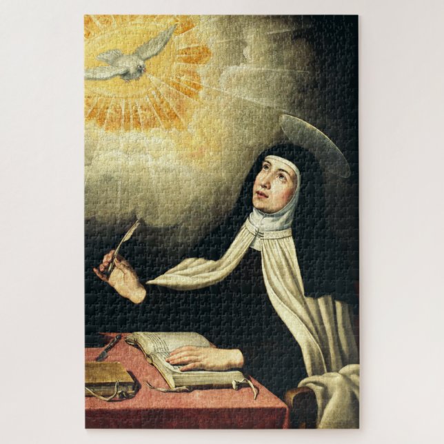 Saint Teresa of Avila Mystic of Fire Art  Jigsaw Puzzle (Vertical)