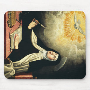 Saint Teresa of Avila Mystic of Fire Art Mouse Pad