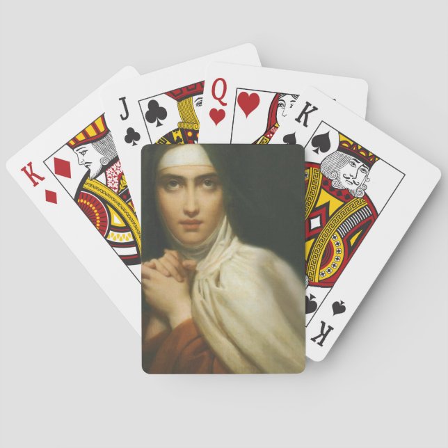 SAINT TERESA OF AVILA POKER CARDS (Back)