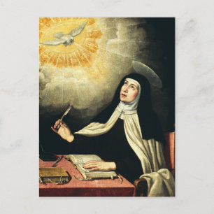 Saint Teresa of Avila Spanish Carmelite Postcard