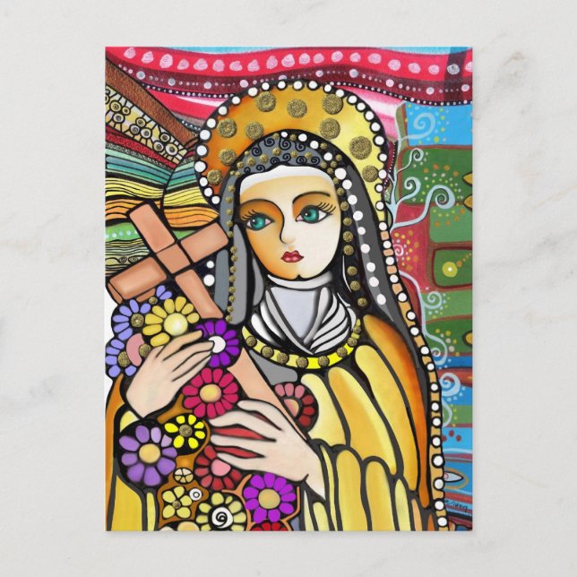Saint Teresa of Jesus Postcard (Front)