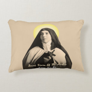 SAINT TERESA OF THE ANDES ACCENT PILLOW