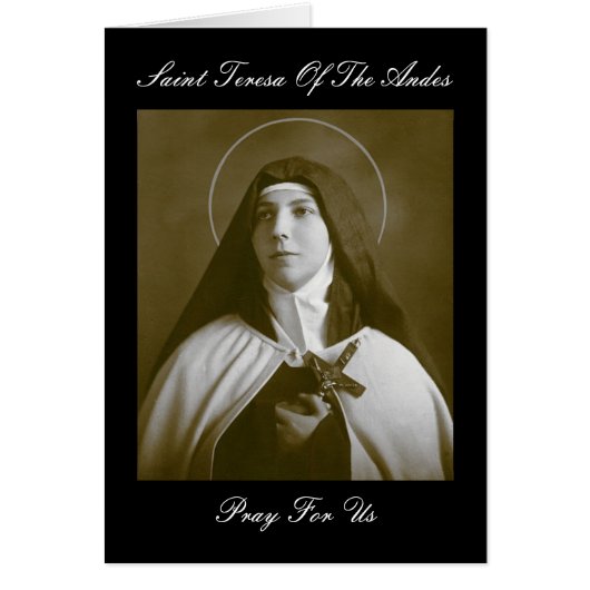 SAINT TERESA OF THE ANDES CARDS (Front)