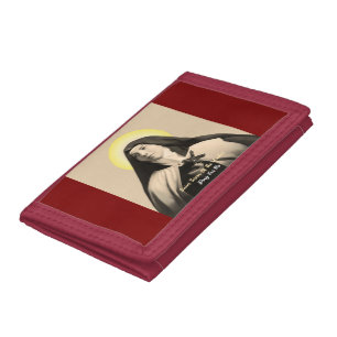 SAINT TERESA OF THE ANDES TRI-FOLD WALLET