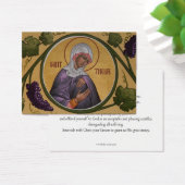 Saint Thekla Mini-Prayer Card (Desk)