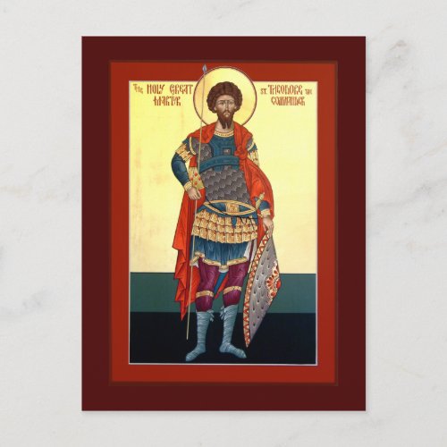 Saint Theodore Prayer Card