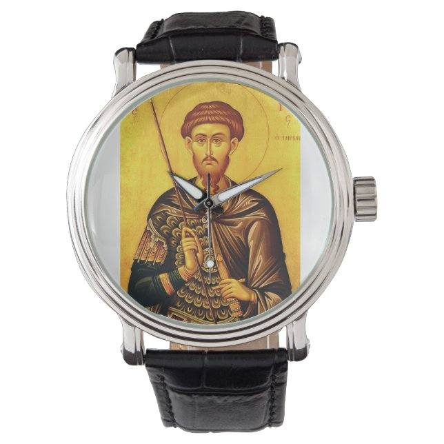 Saint Theodore Tiron orthodox icon Watch (Front)