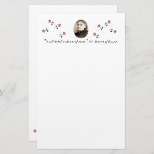 Saint Therese of Lisieieux Stationery