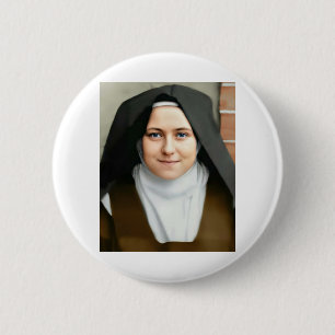 saint therese of lisieux button