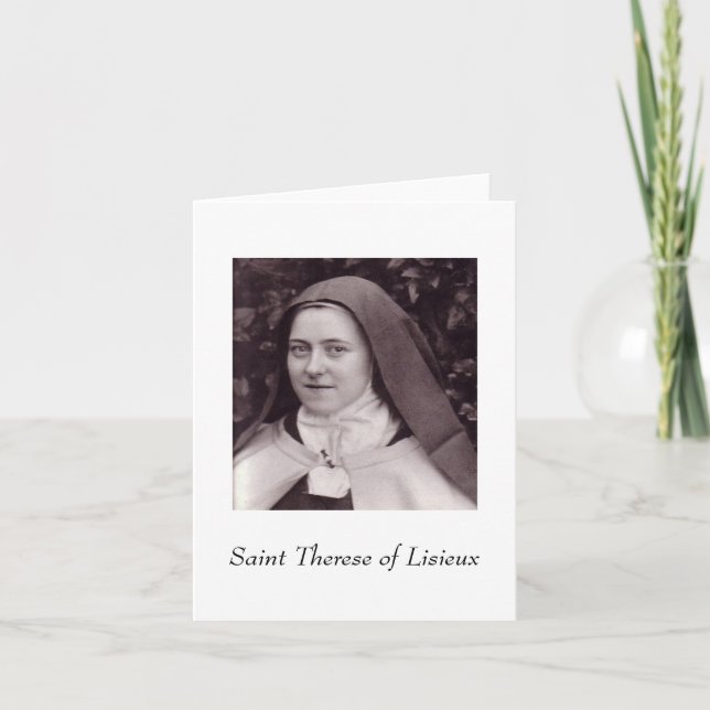 Saint Therese of Lisieux Card (Front)