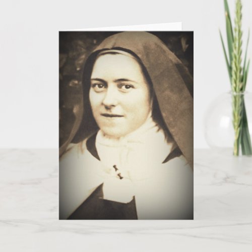 SAINT THERESE OF LISIEUX CARD