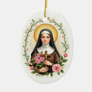 Saint Therese of Lisieux Catholic Ornament