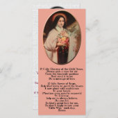 Saint Thérèse of Lisieux Holy Card (Front/Back)