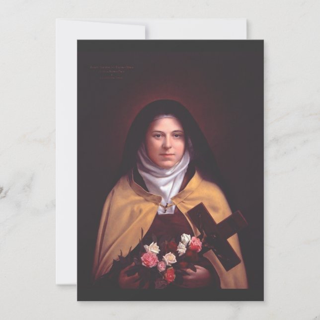 Saint Therese of Lisieux Invitation (Front)