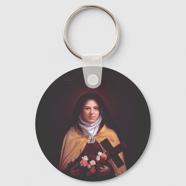 Saint Therese of Lisieux Keychain (Front)